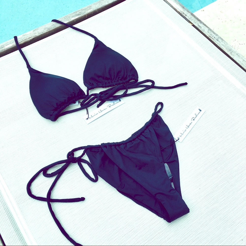 NWT Monica Hansen Beachwear Skimpy String Bikini